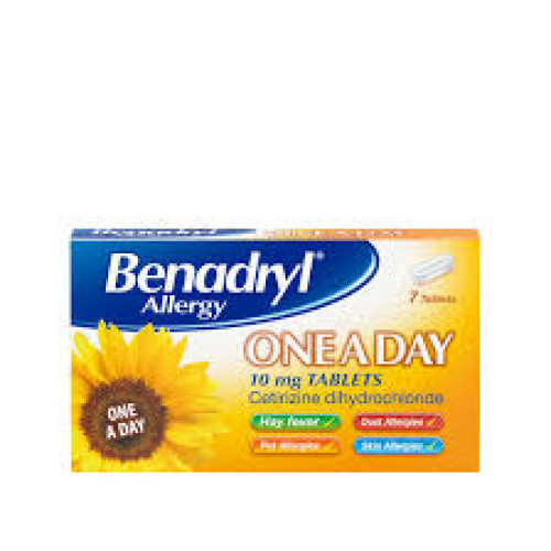 Benadryl Allergy One-A-Day 10mg Tablet (14 Tablets)